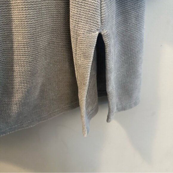 J.Jill Gray Loungewear Cloud Soft Velour Knit Boatneck Tunic Sweater Size XL NWT - Picture 9 of 12